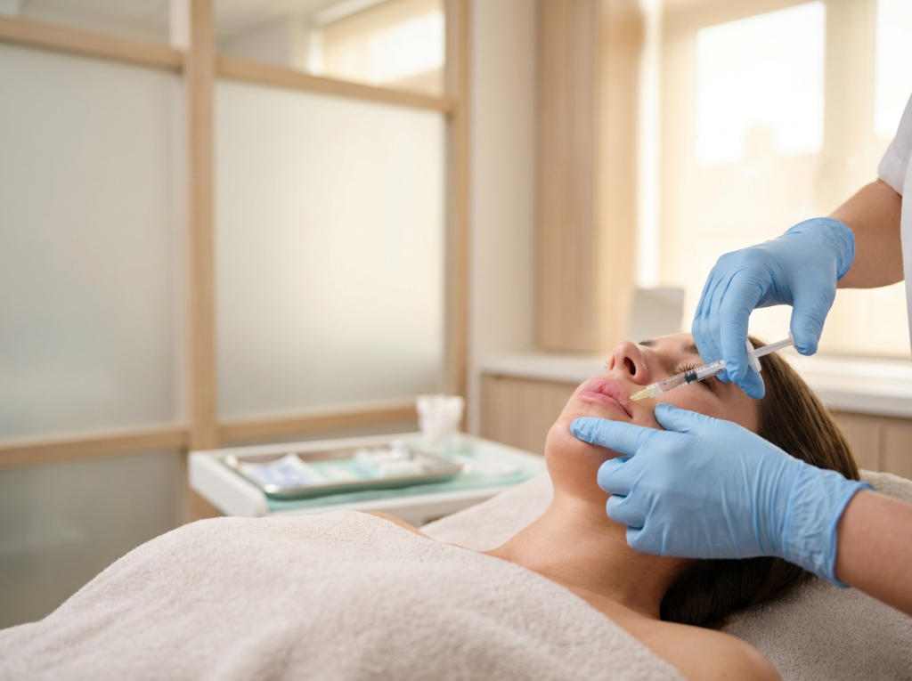 Dermal filler injection treatment at Victoria Edward Spa in Longwood, FL