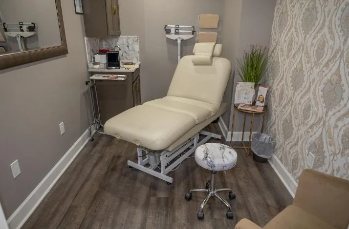 Facial treatment room at Victoria Edward Spa in Longwood, FL