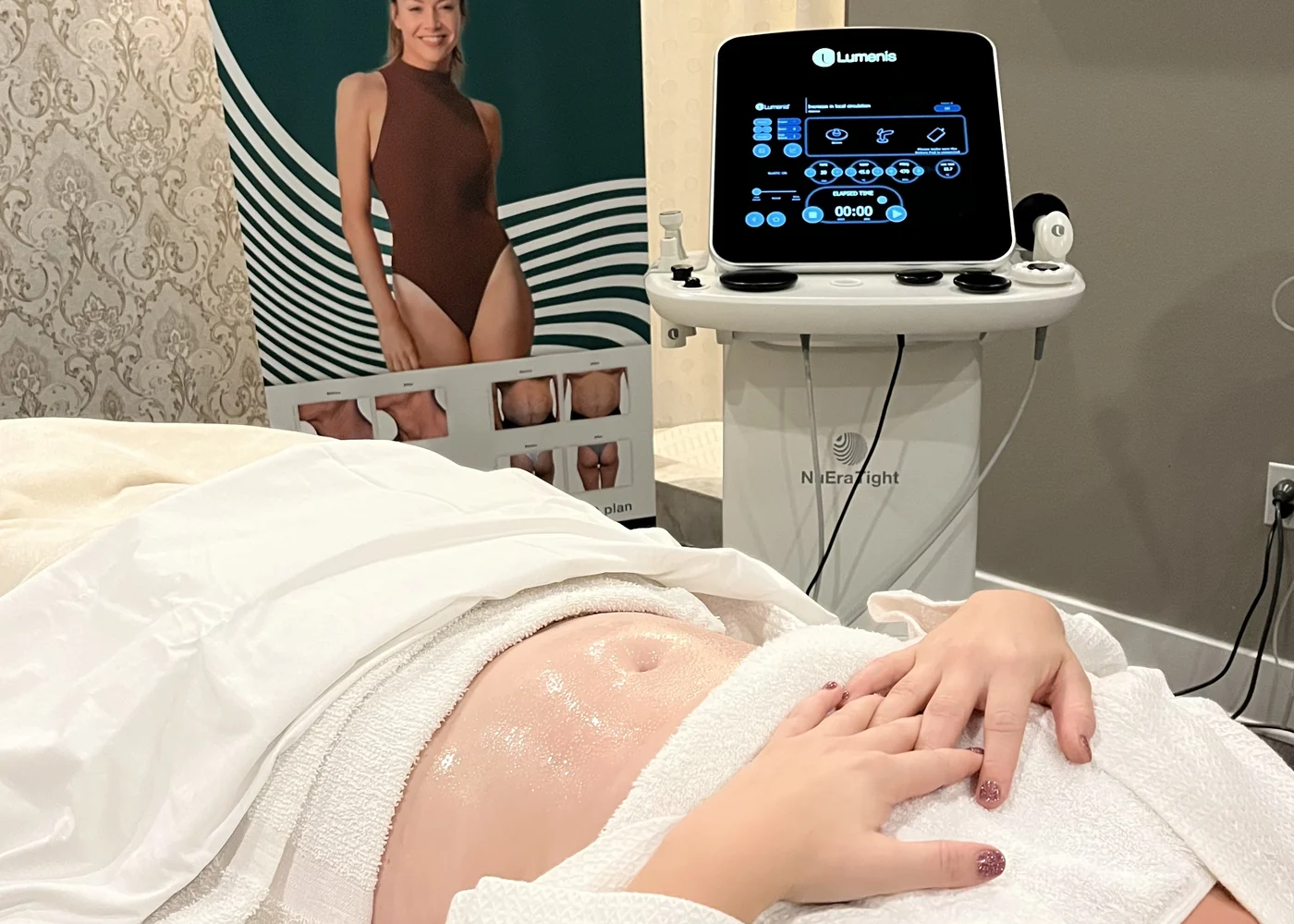 NuEra Tight radiofrequency body contouring treatment at Victoria Edward Spa in Longwood, FL